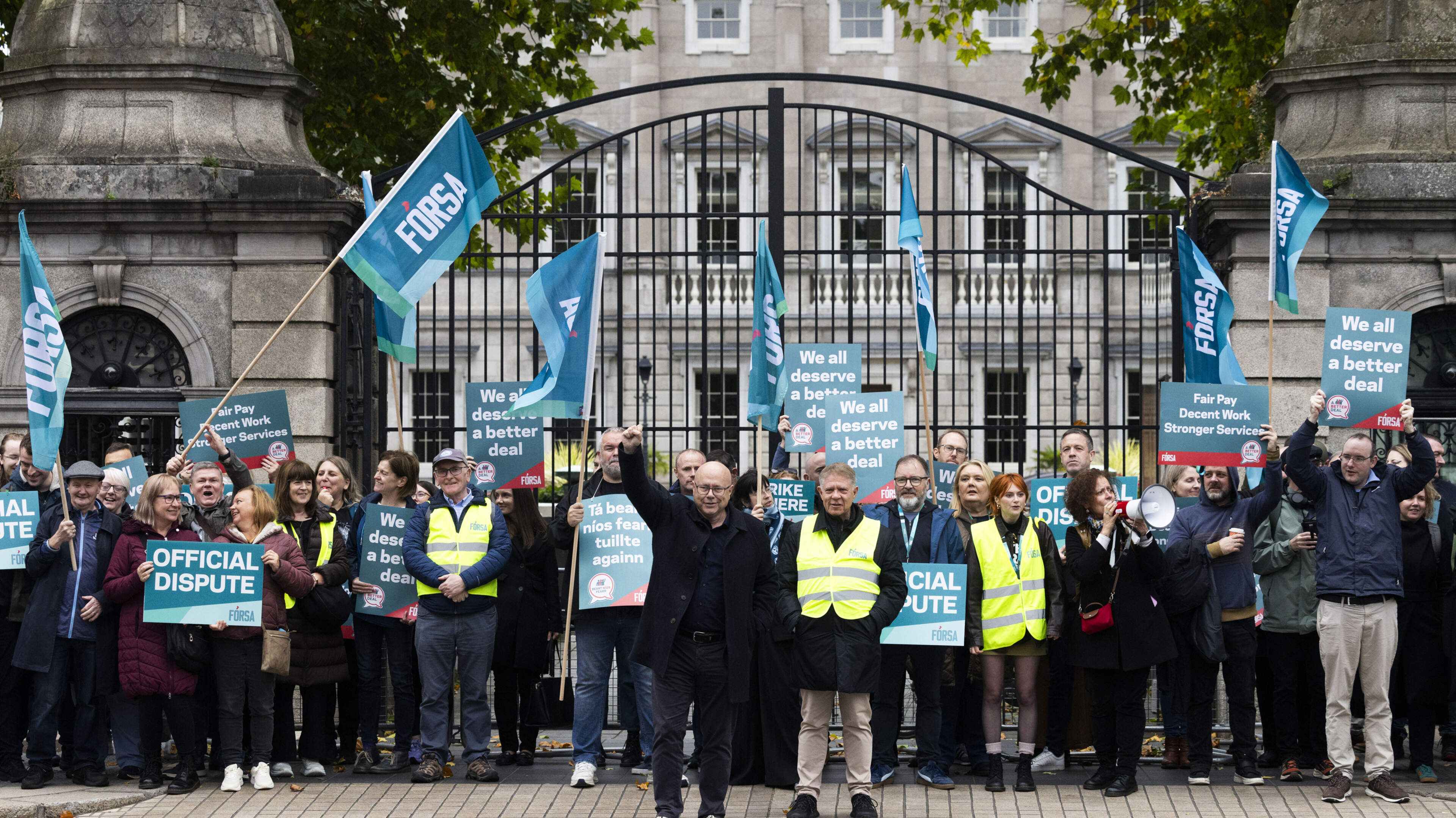 Public sector strike next Wednesday suspended after discussions between Government and unions
